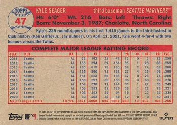 2021 Topps Archives #47 Kyle Seager Back