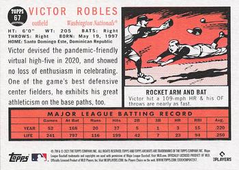 2021 Topps Archives #67 Victor Robles Back