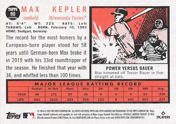 2021 Topps Archives #90 Max Kepler Back