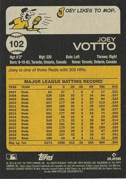 2021 Topps Archives #102 Joey Votto Back