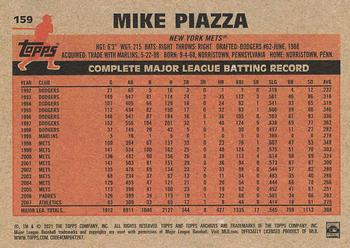 2021 Topps Archives #159 Mike Piazza Back