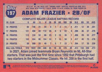 2021 Topps Archives #197 Adam Frazier Back