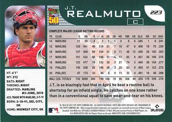 2021 Topps Archives #223 J.T. Realmuto Back