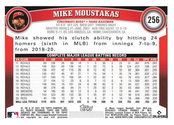 2021 Topps Archives #256 Mike Moustakas Back