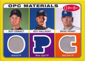 2009 O-Pee-Chee - Materials #OPC-OHP Roy Halladay / Brad Penny / Roy Oswalt Front