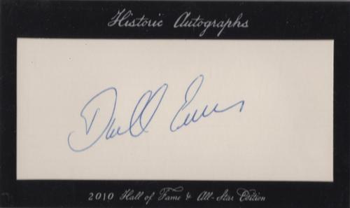 2010 Historic Autographs Hall of Fame & All-Star Edition #NNO Darrell Evans Front
