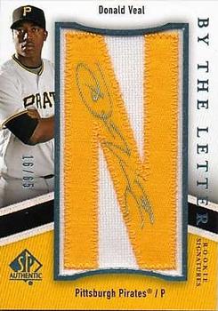 2009 SP Authentic - By The Letter Rookie Signatures #BTLR-DV Donald Veal Front
