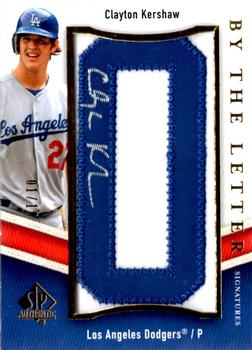 2009 SP Authentic - By The Letter Signatures #BTL-CK Clayton Kershaw Front
