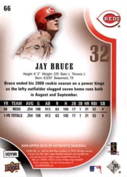 2009 SP Authentic - Copper #66 Jay Bruce Back