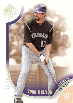 2009 SP Authentic - Copper #69 Todd Helton Front