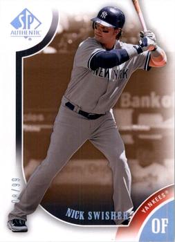 2009 SP Authentic - Copper #121 Nick Swisher Front