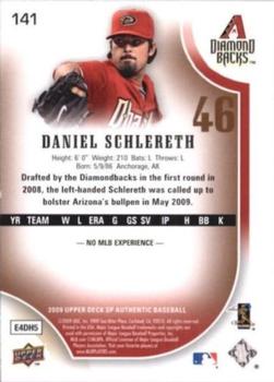 2009 SP Authentic - Copper #141 Daniel Schlereth Back