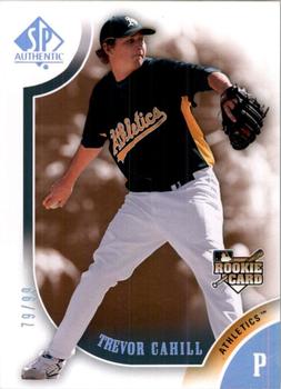 2009 SP Authentic - Copper #167 Trevor Cahill Front