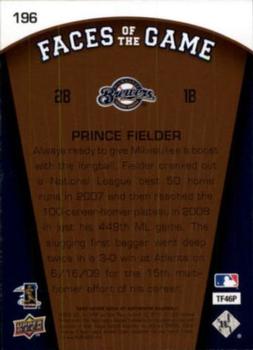 2009 SP Authentic - Copper #196 Prince Fielder Back