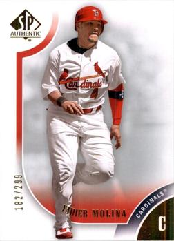 2009 SP Authentic - Gold #4 Yadier Molina Front