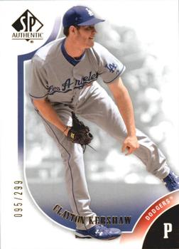 2009 SP Authentic - Gold #22 Clayton Kershaw Front