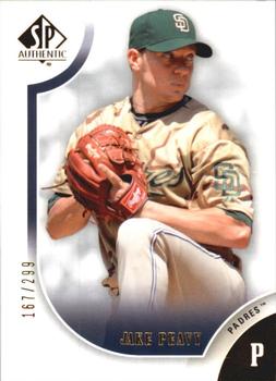 2009 SP Authentic - Gold #79 Jake Peavy Front