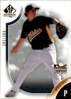 2009 SP Authentic - Gold #167 Trevor Cahill Front