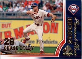 2009 SP Authentic - Pennant Run Heroes #PR-7 Chase Utley Front
