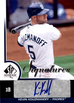 2009 SP Authentic - Signatures #S-KO Kevin Kouzmanoff Front