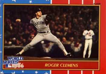1987 Fleer - World Series Glossy #3 Roger Clemens Front
