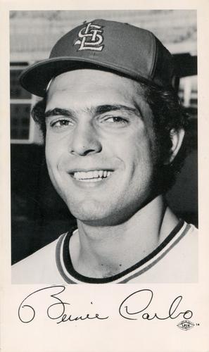1972 St. Louis Cardinals Photocards #NNO Bernie Carbo Front