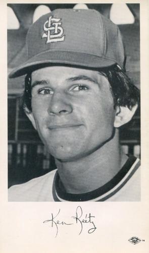 1972 St. Louis Cardinals Photocards #NNO Ken Reitz Front