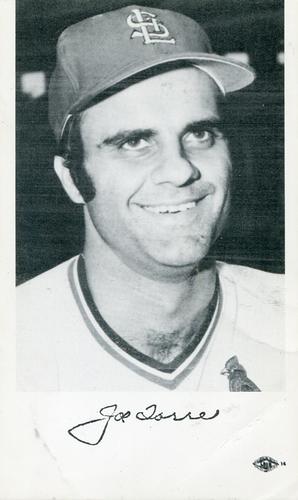 1974 St. Louis Cardinals Photocards #NNO Joe Torre Front