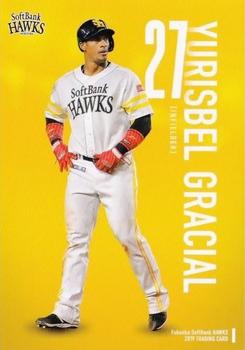 2019 Fukuoka SoftBank Hawks #43 Yurisbel Gracial Front
