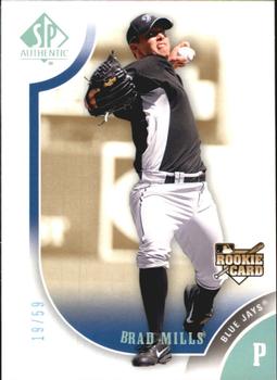 2009 SP Authentic - Silver #143 Brad Mills Front