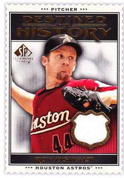 2009 SP Legendary Cuts - Destined for History Memorabilia #DHM-RO Roy Oswalt Front