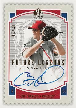 2009 SP Legendary Cuts - Future Legends Signatures #FL-CH Cole Hamels Front