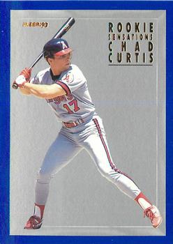 1993 Fleer - Rookie Sensations (Series Two) #4 Chad Curtis Front