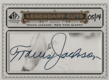 2009 SP Legendary Cuts - Legendary Cut Signatures #LC-176 Travis Jackson Front