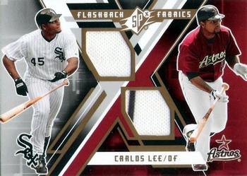 2009 SPx - Flashback Fabrics #FF-CL Carlos Lee Front