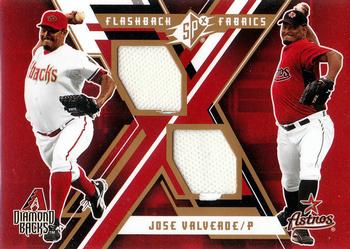 2009 SPx - Flashback Fabrics #FF-JV Jose Valverde Front
