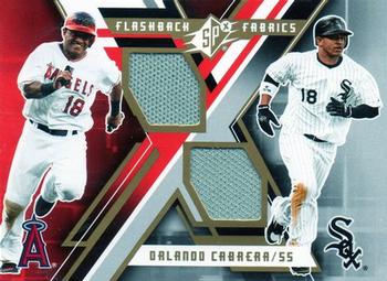 2009 SPx - Flashback Fabrics #FF-OC Orlando Cabrera Front