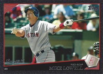 2009 Topps - Black Border #28 Mike Lowell Front