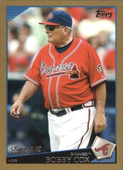 2009 Topps - Gold #17 Bobby Cox Front