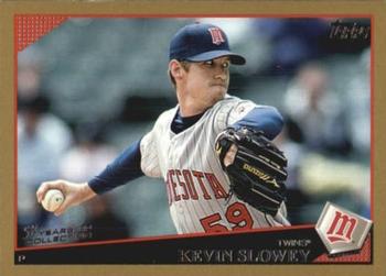 2009 Topps - Gold #36 Kevin Slowey Front