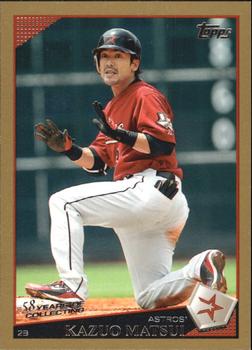 2009 Topps - Gold #49 Kazuo Matsui Front