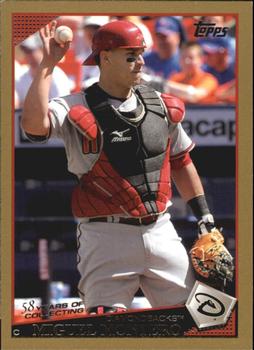 2009 Topps - Gold #64 Miguel Montero Front