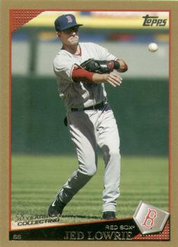 2009 Topps - Gold #77 Jed Lowrie Front
