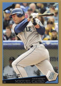 2009 Topps - Gold #82 Miguel Cairo Front