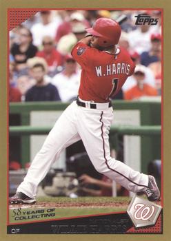 2009 Topps - Gold #97 Willie Harris Front