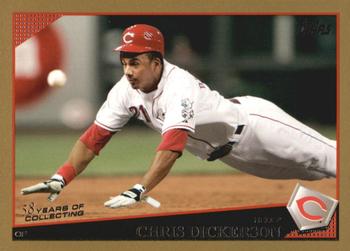 2009 Topps - Gold #114 Chris Dickerson Front