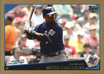 2009 Topps - Gold #162 Mike Cameron Front