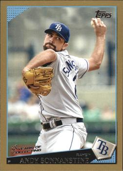 2009 Topps - Gold #204 Andy Sonnanstine Front