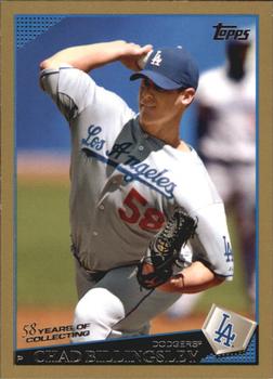 2009 Topps - Gold #235 Chad Billingsley Front