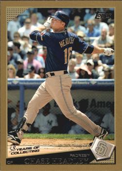 2009 Topps - Gold #243 Chase Headley Front